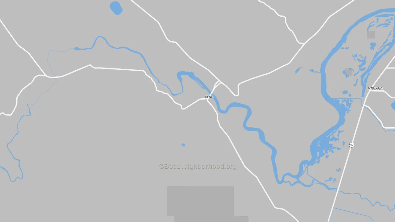 Transit Grade map of 97627, OR