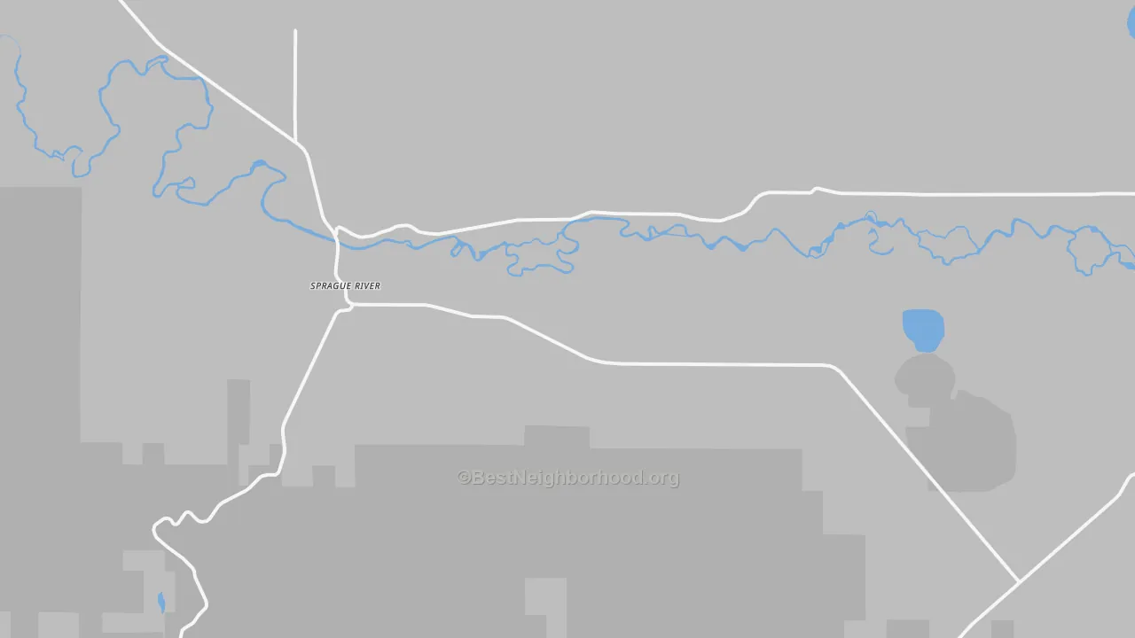 Transit Grade map of 97639, OR