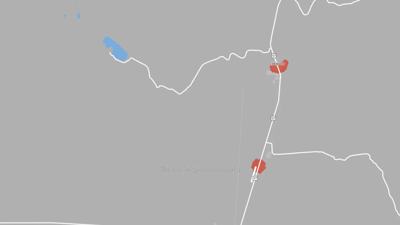 Transit Grade map of 97731, OR