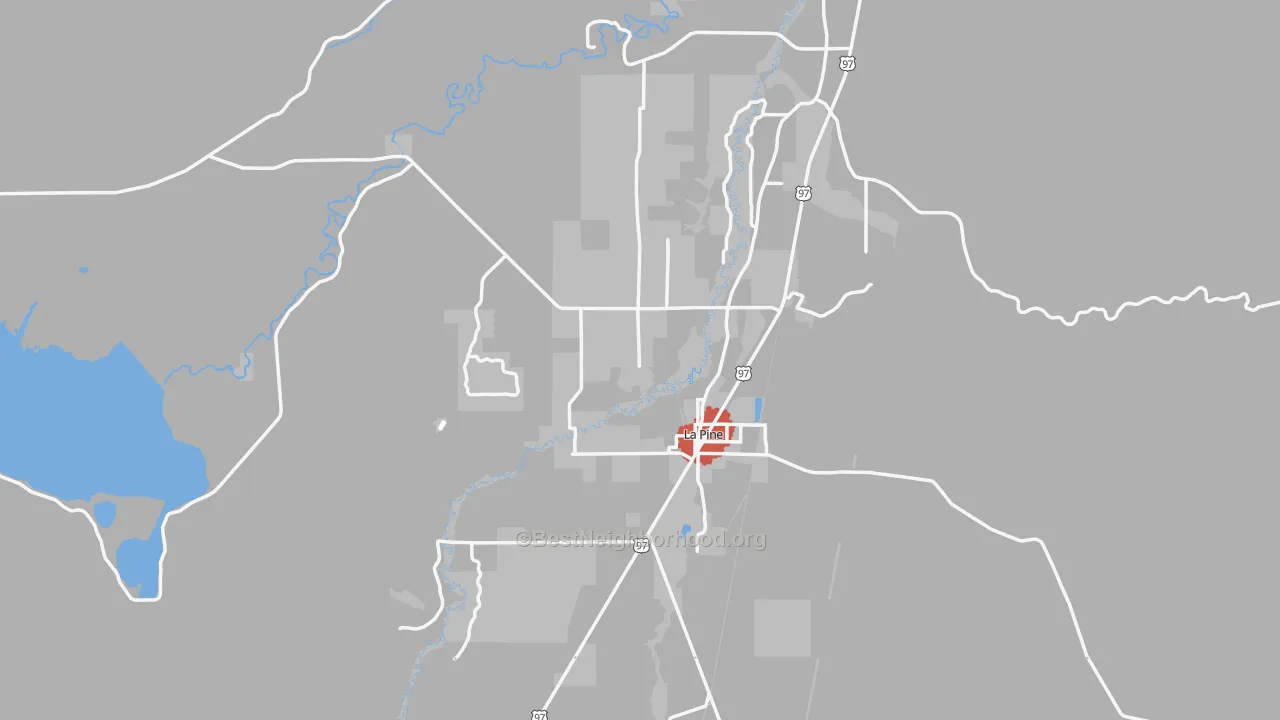 Transit Grade map of 97739, OR