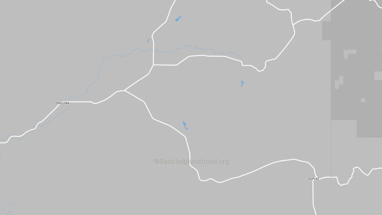 Transit Grade map of 97751, OR