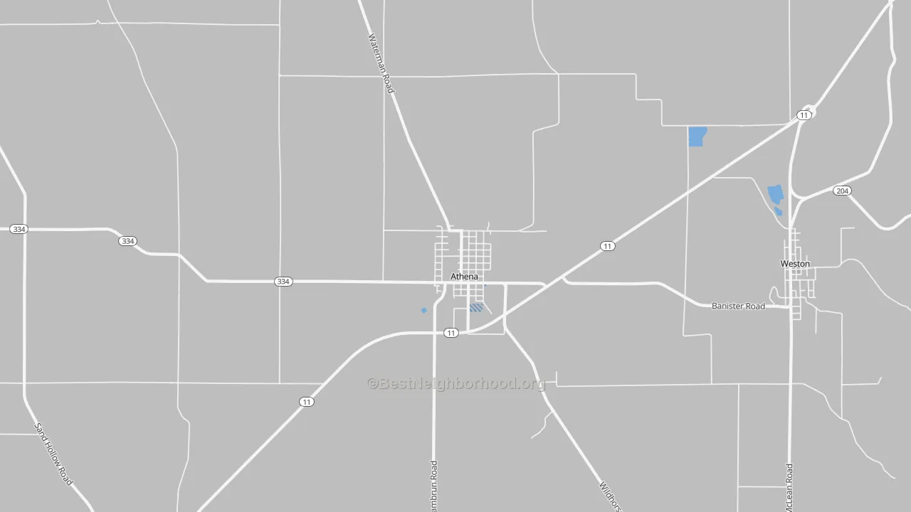 Transit Grade map of 97813, OR