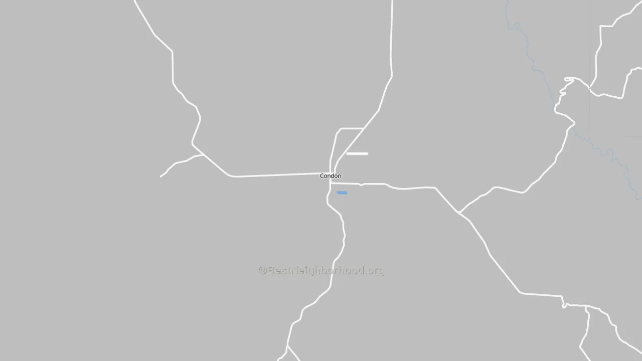 Transit Grade map of 97823, OR