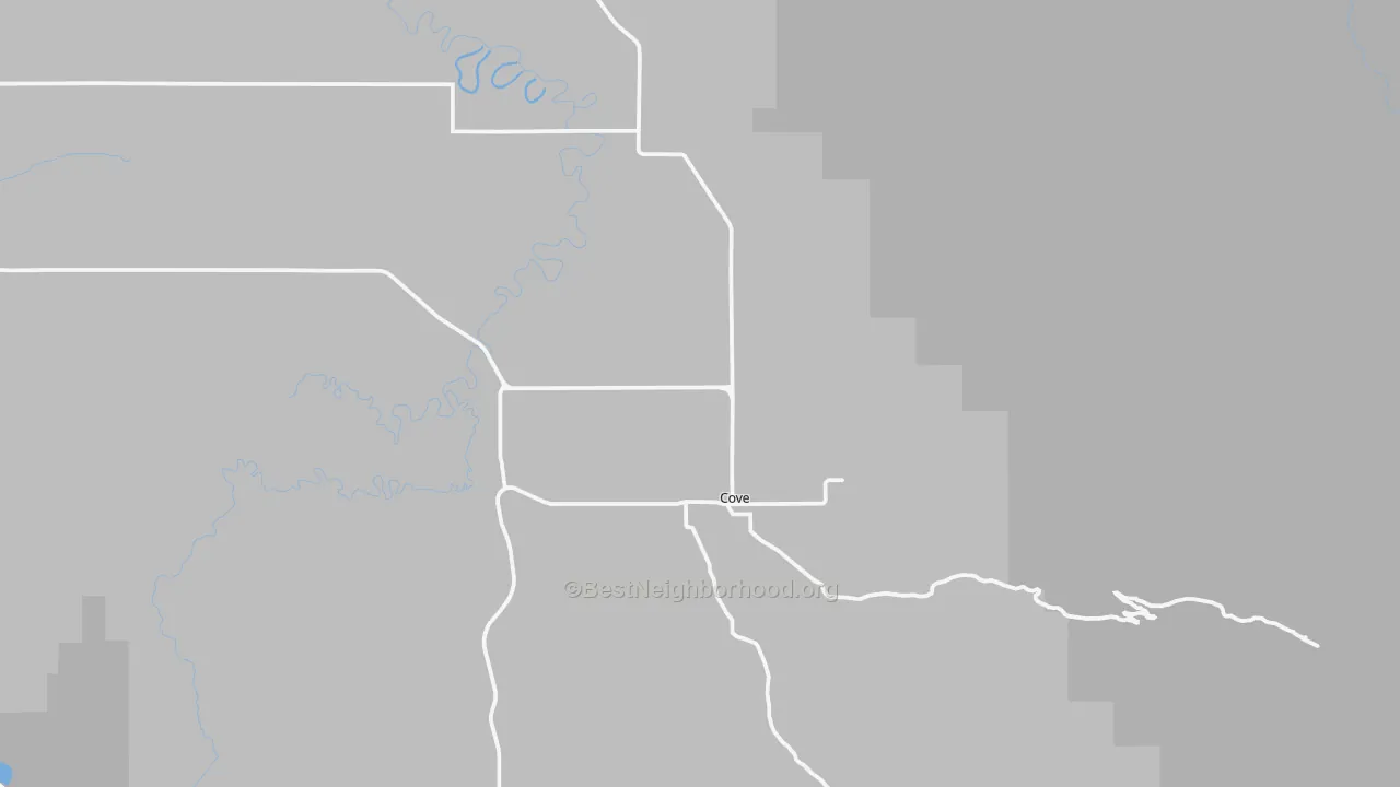 Transit Grade map of 97824, OR