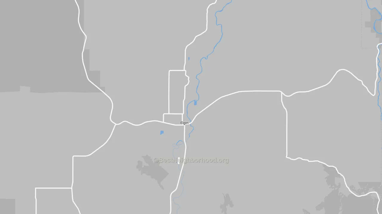 Transit Grade map of 97827, OR