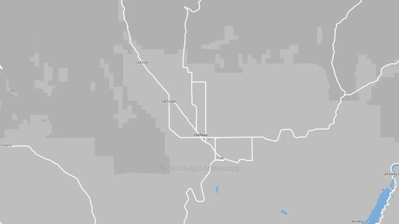 Transit Grade map of 97834, OR