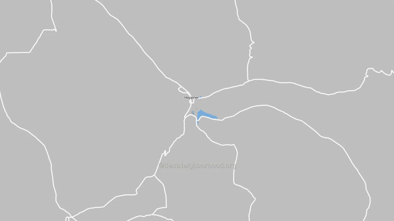 Transit Grade map of 97836, OR