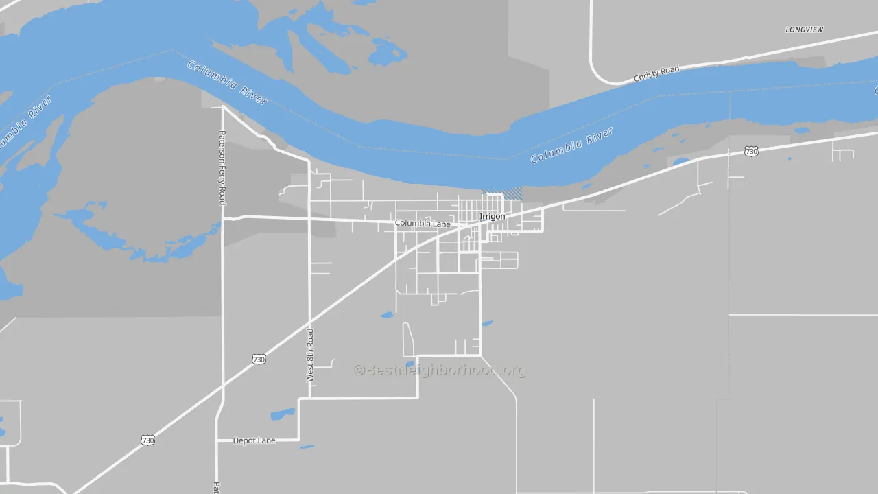 Transit Grade map of 97844, OR