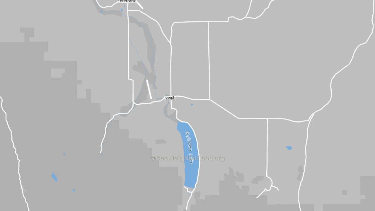 Transit Grade map of 97846, OR