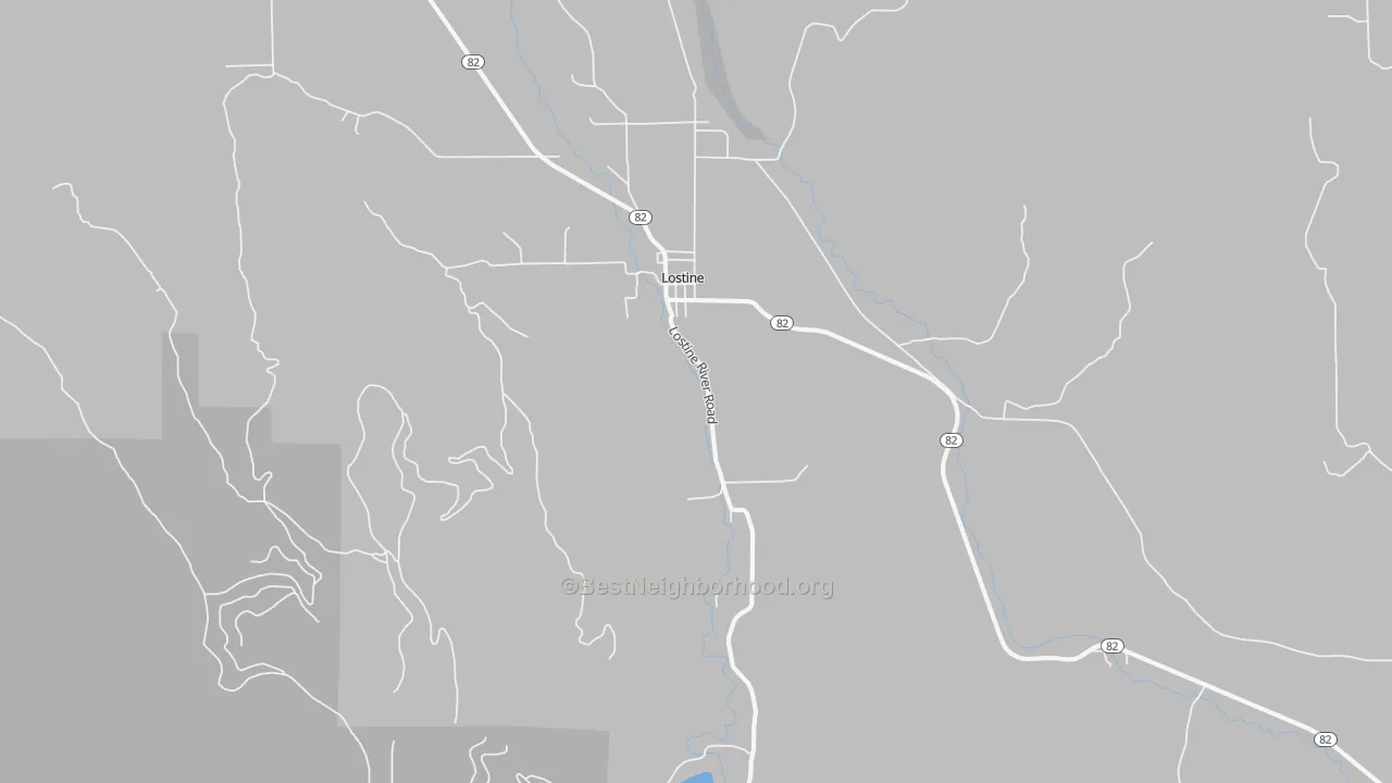 Transit Grade map of 97857, OR