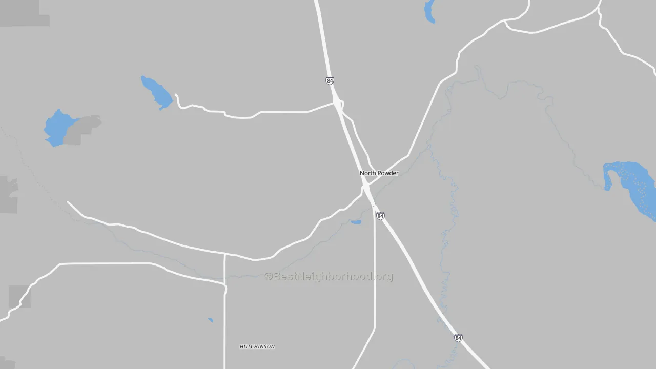 Transit Grade map of 97867, OR