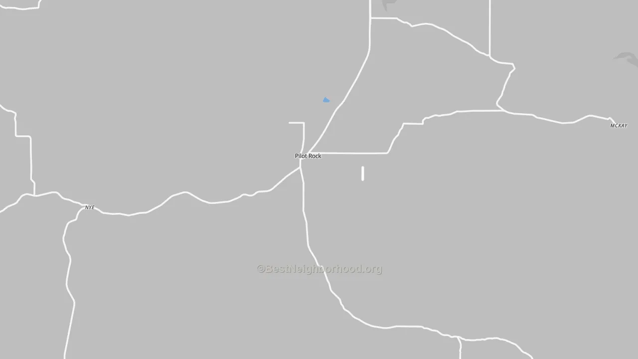 Transit Grade map of 97868, OR