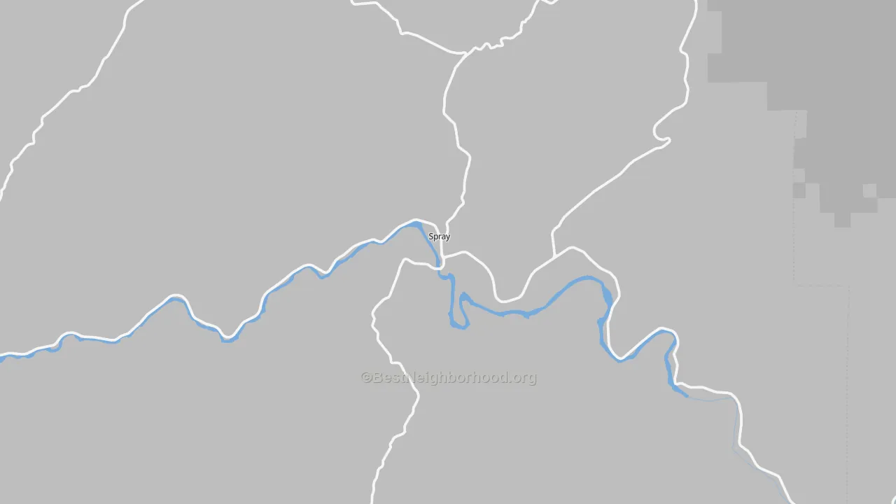 Transit Grade map of 97874, OR