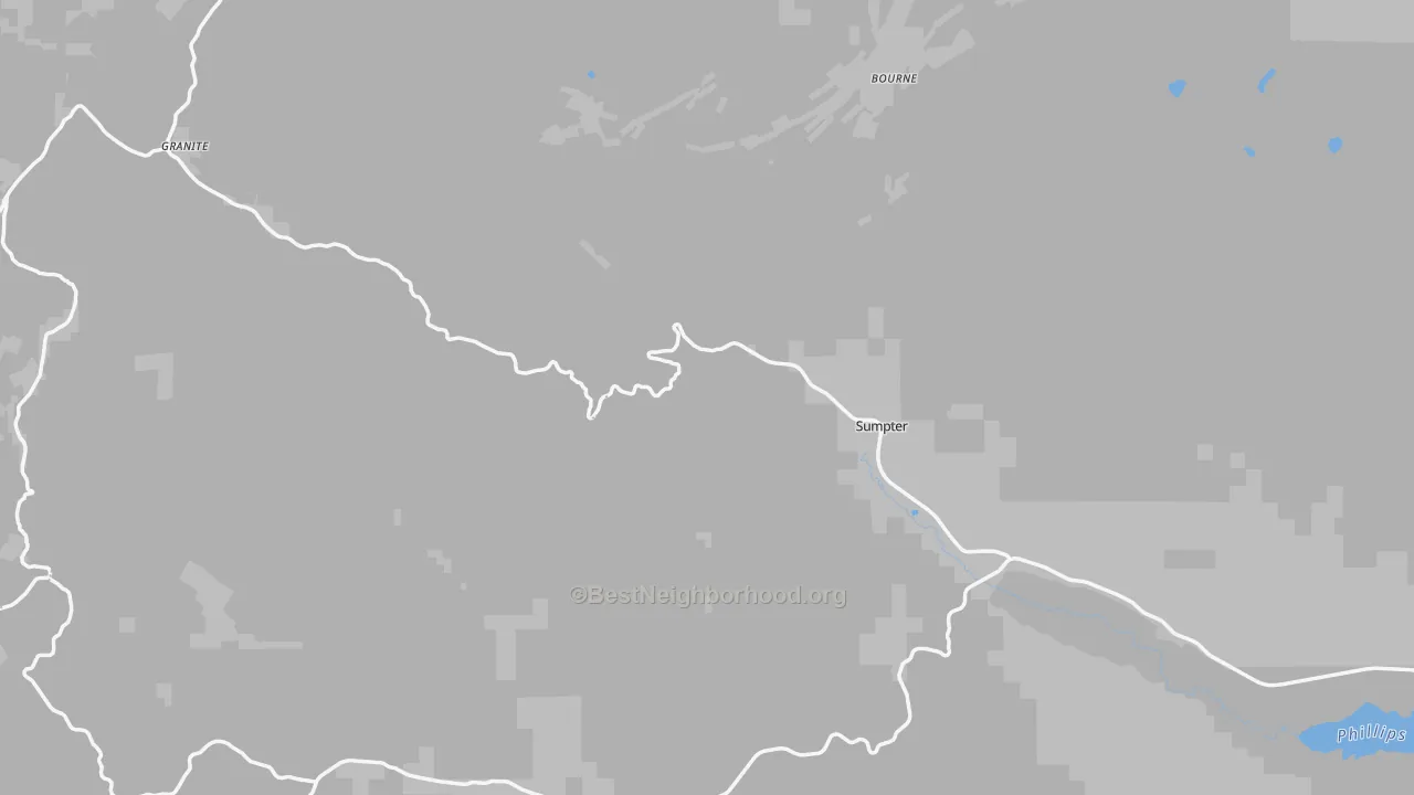Transit Grade map of 97877, OR