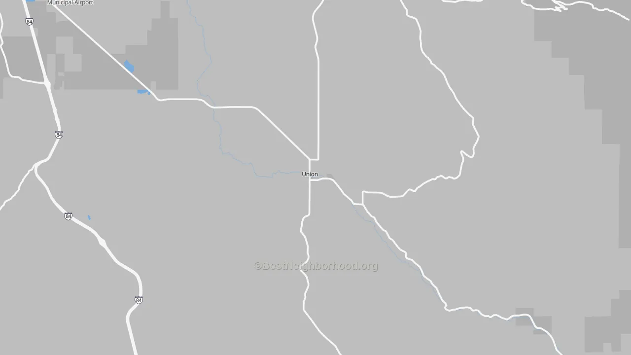 Transit Grade map of 97883, OR