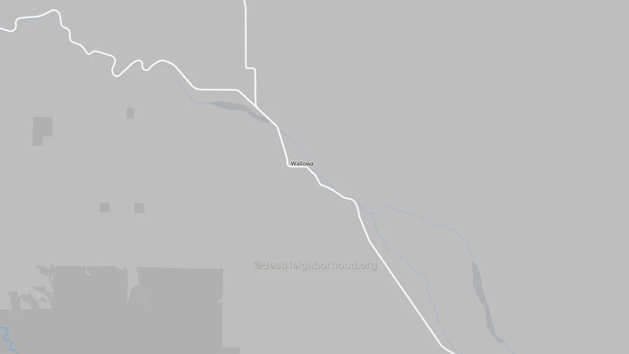 Transit Grade map of 97885, OR