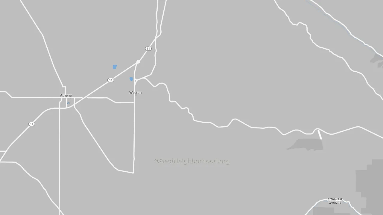 Transit Grade map of 97886, OR