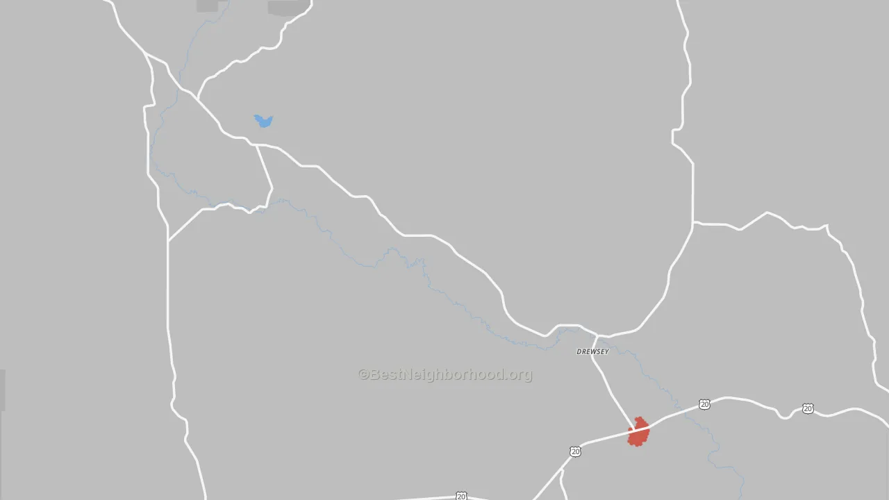 Transit Grade map of 97904, OR