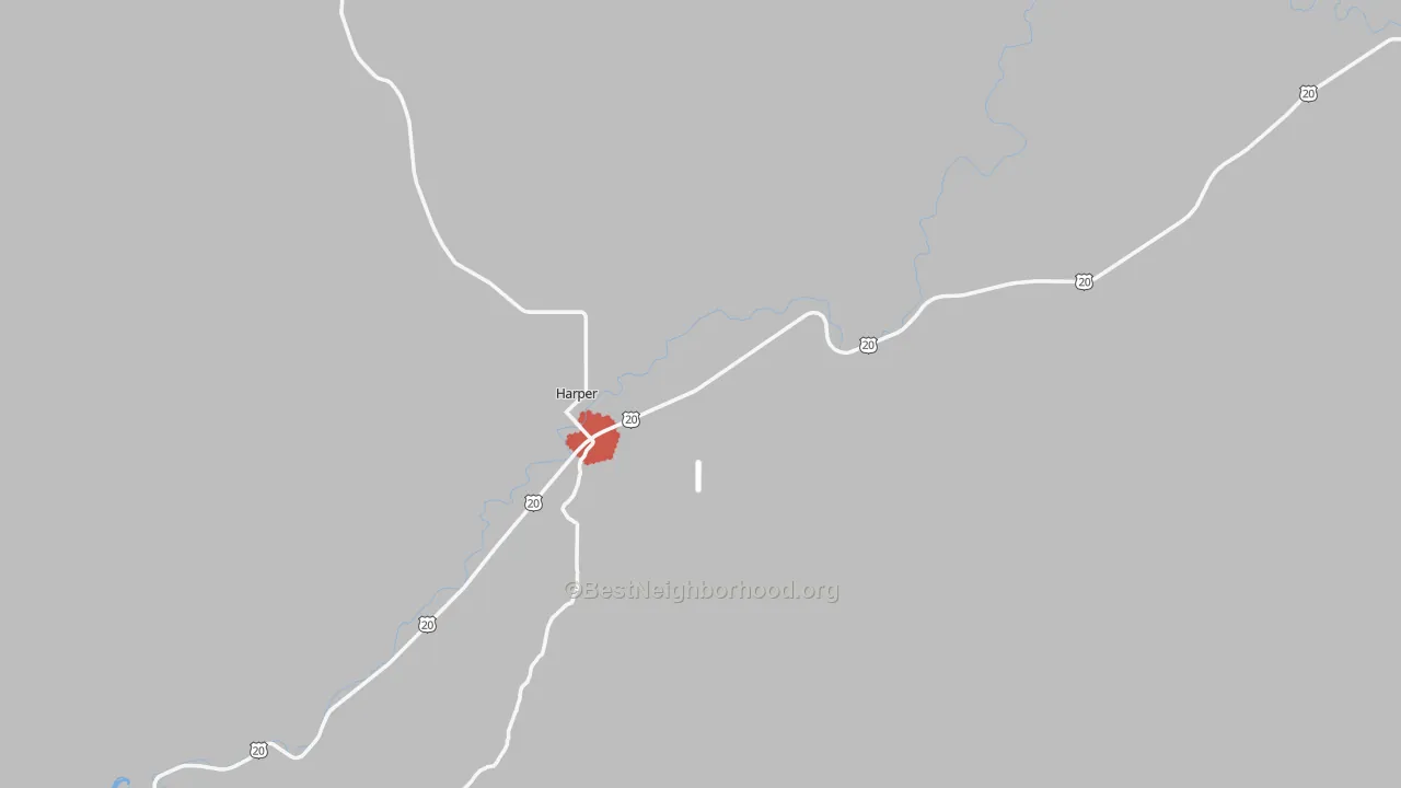 Transit Grade map of 97906, OR