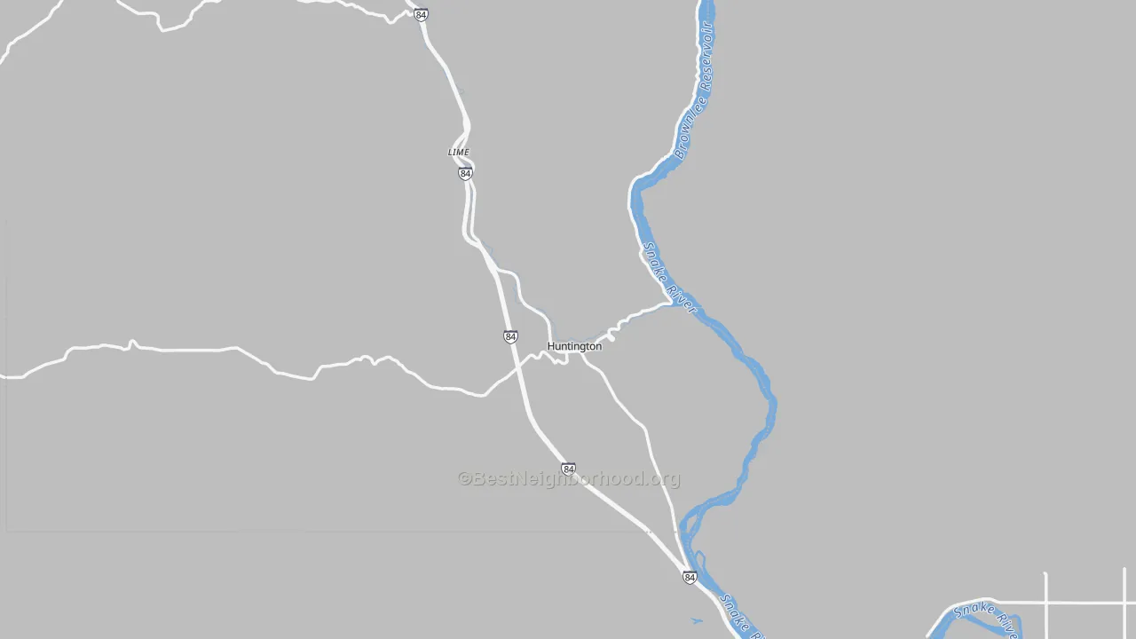 Transit Grade map of 97907, OR