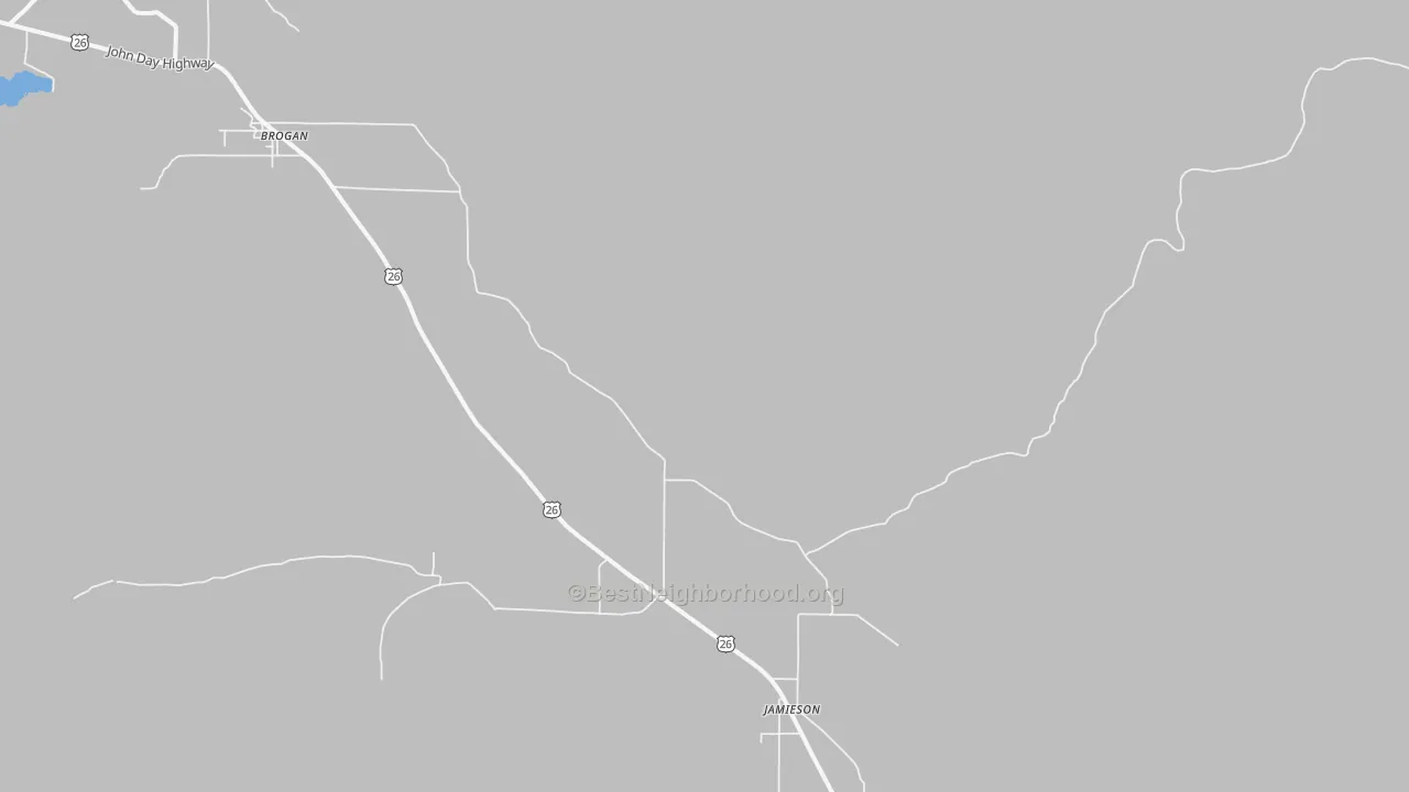 Transit Grade map of 97909, OR