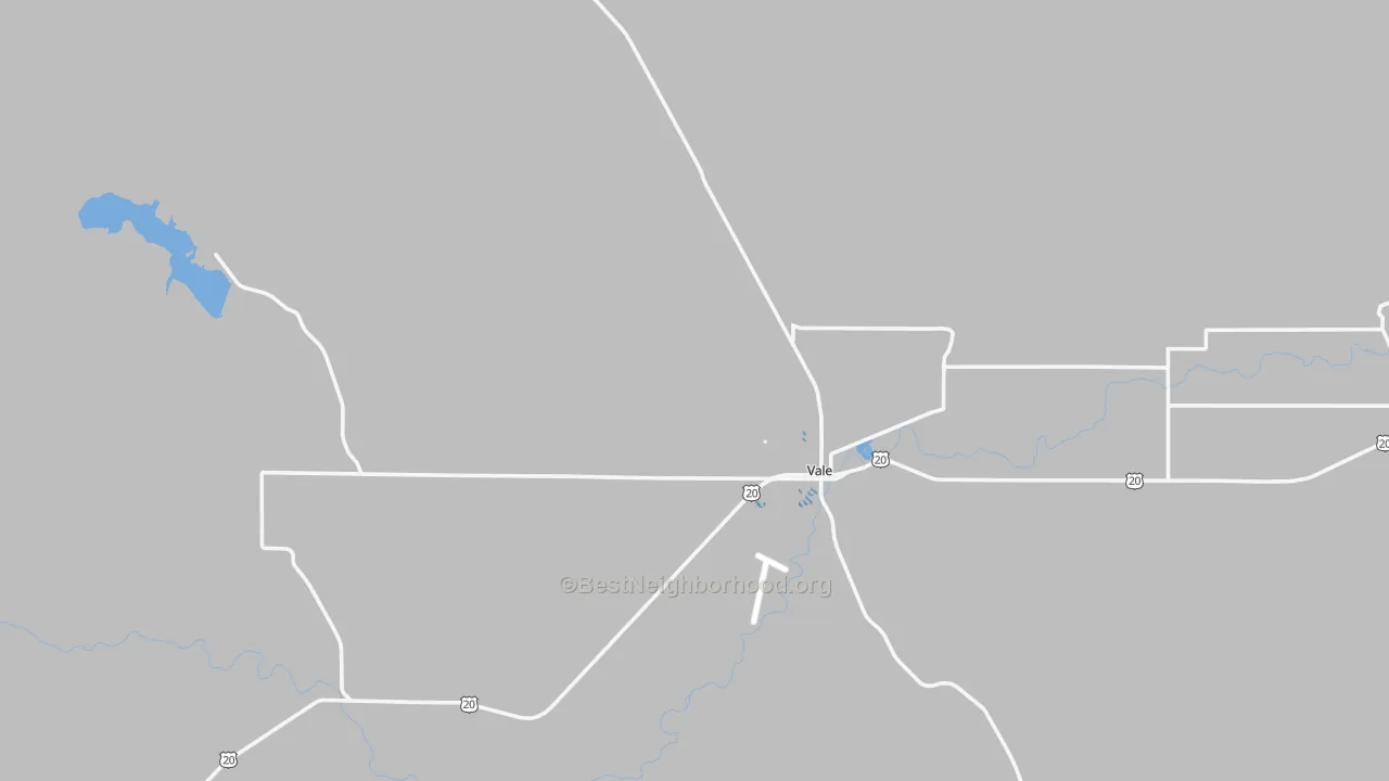 Transit Grade map of 97918, OR