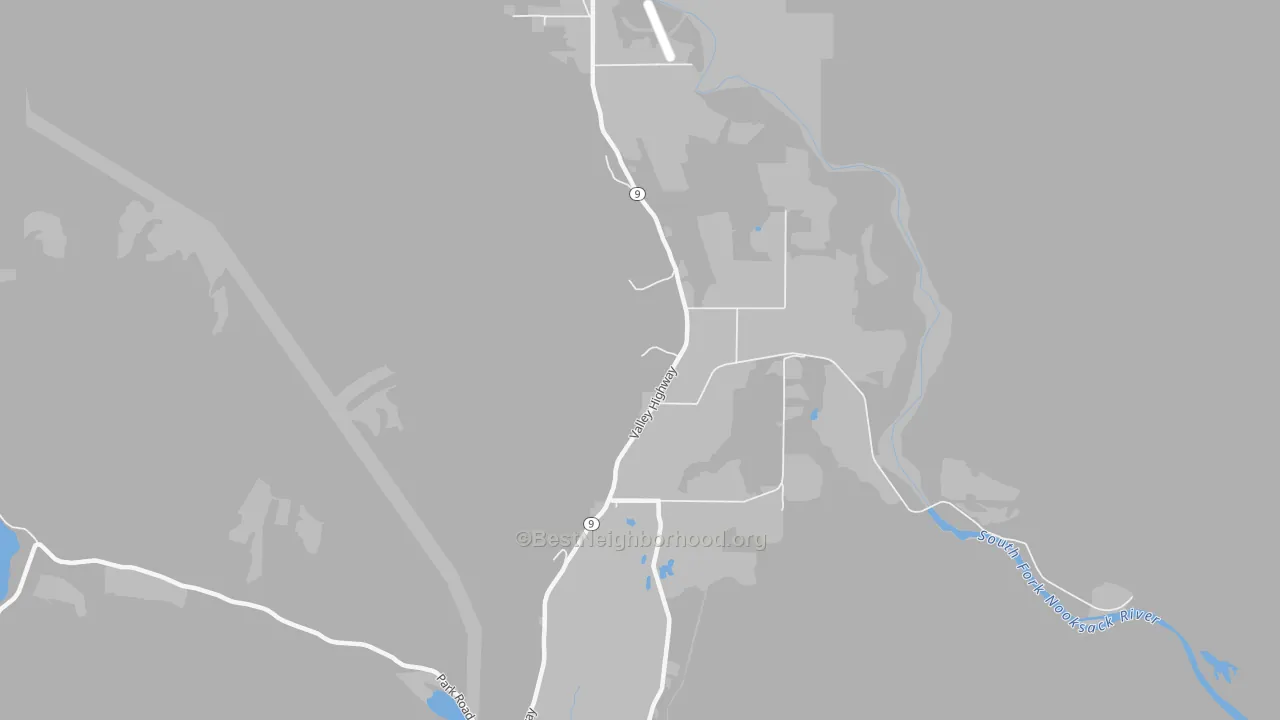 Transit Grade map of 98220, WA