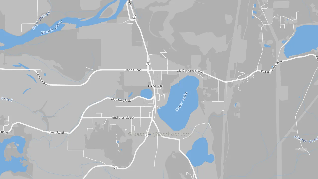 Transit Grade map of 98235, WA