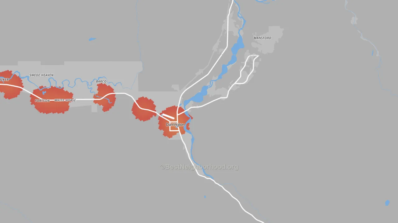Transit Grade map of 98241, WA