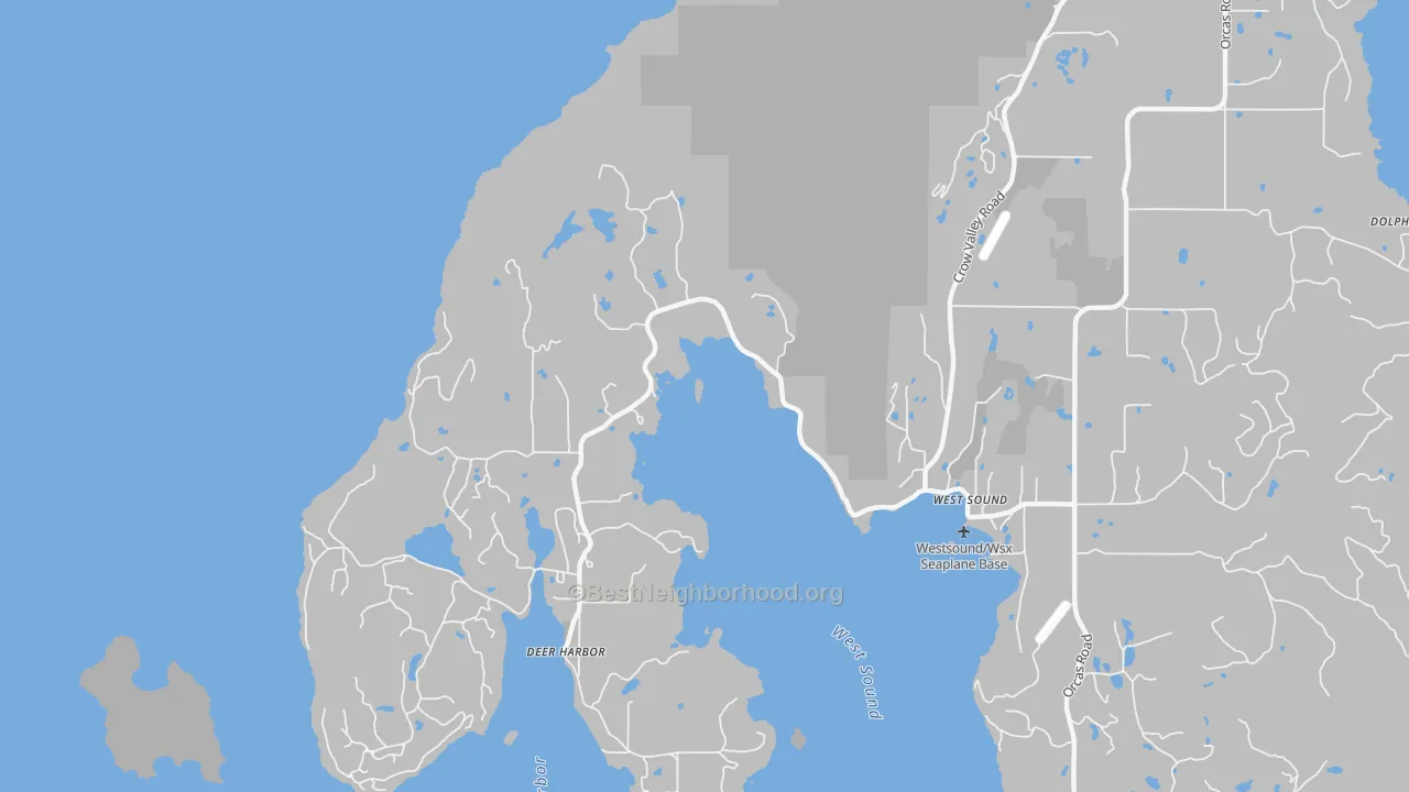 Transit Grade map of 98243, WA