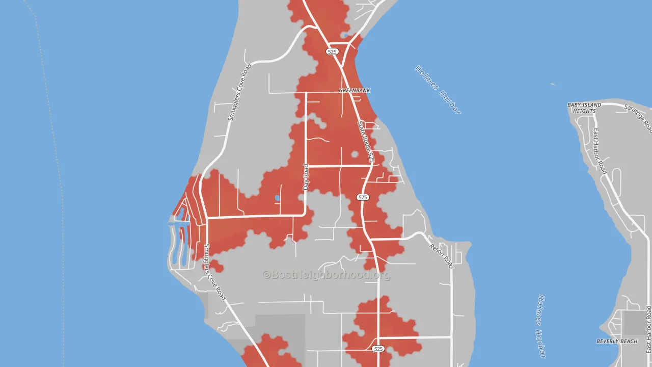 Transit Grade map of 98253, WA