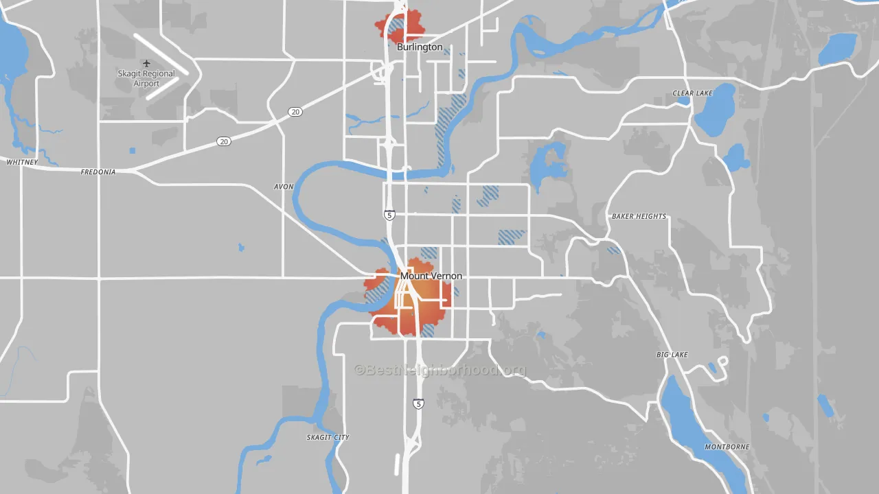 Transit Grade map of 98273, WA