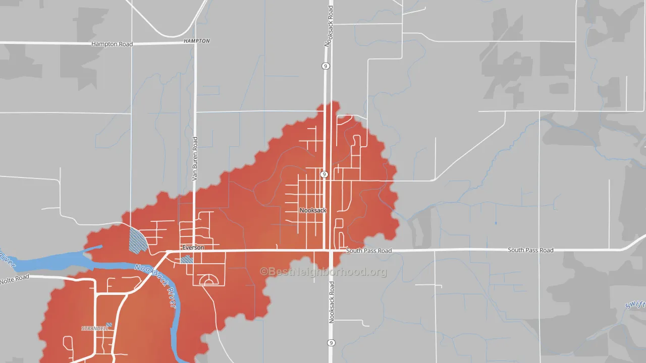 Transit Grade map of 98276, WA