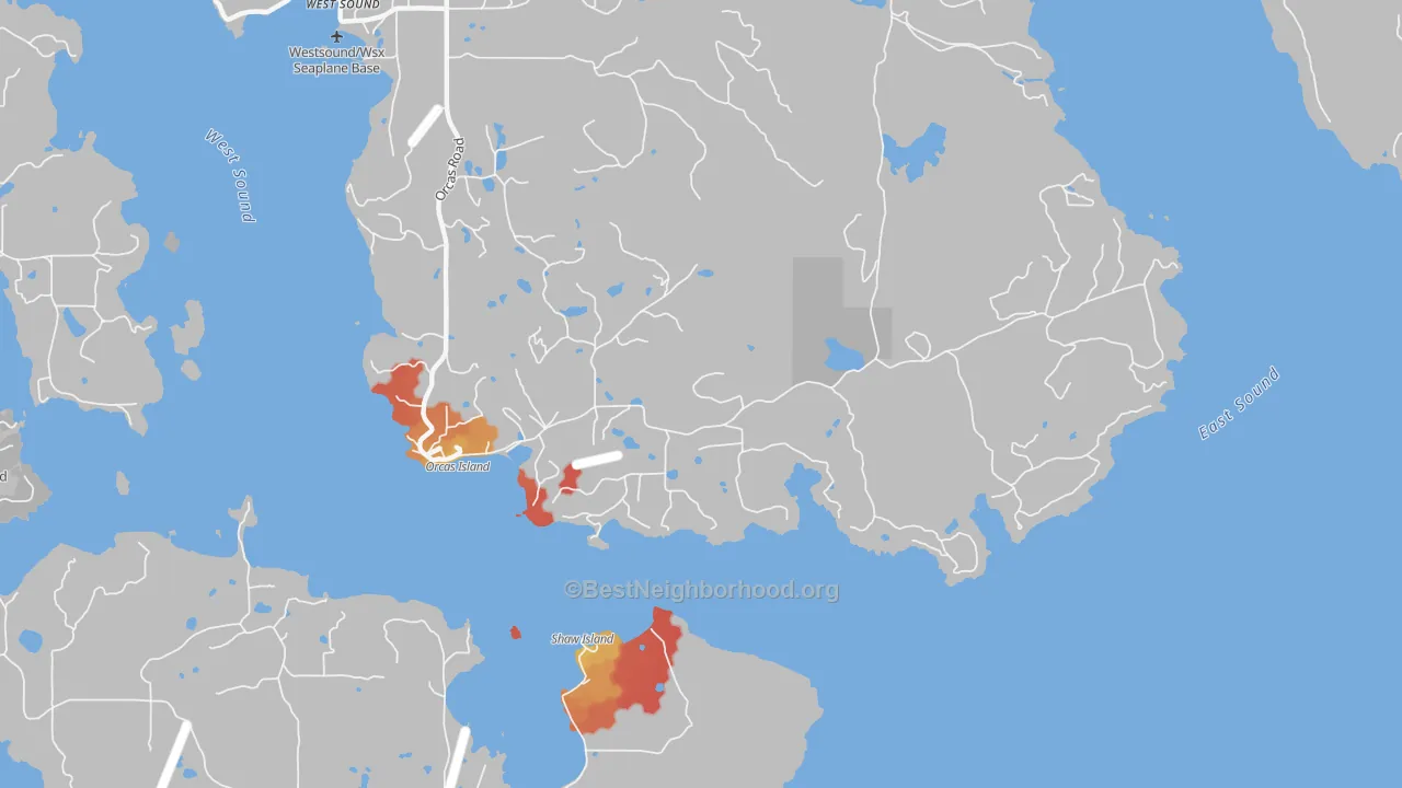 Transit Grade map of 98280, WA