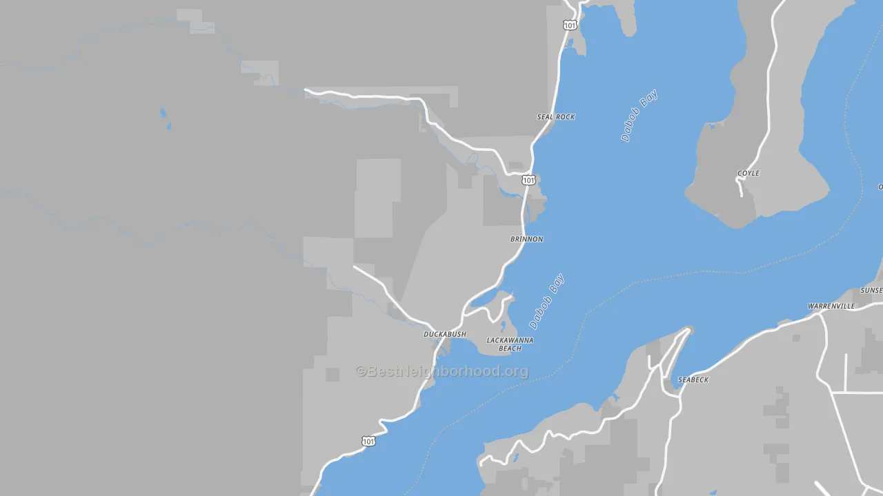 Transit Grade map of 98320, WA