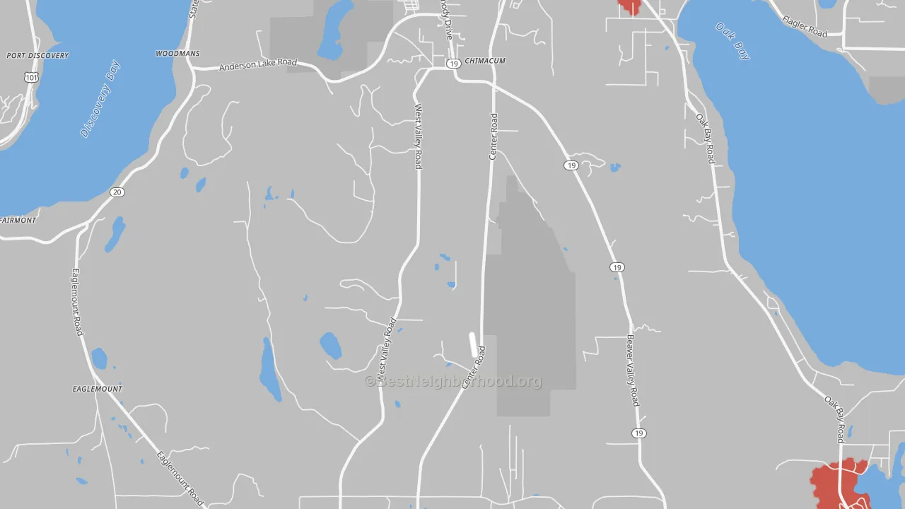 Transit Grade map of 98325, WA