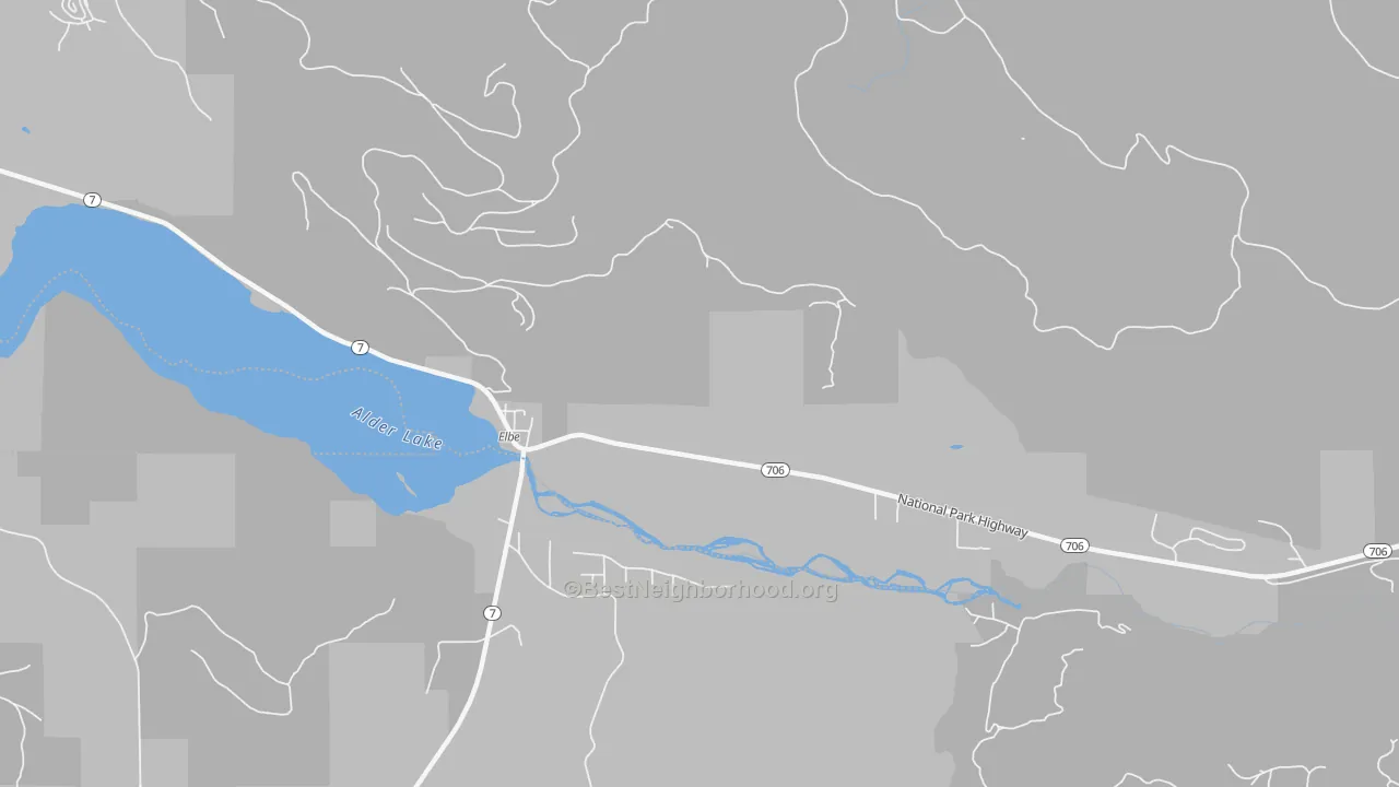 Transit Grade map of 98330, WA