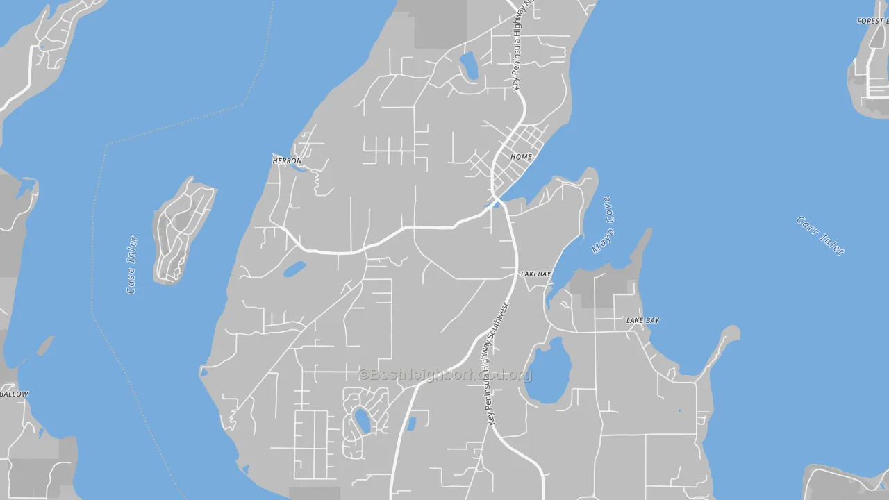 Transit Grade map of 98349, WA
