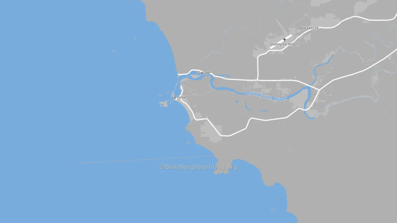 Transit Grade map of 98350, WA