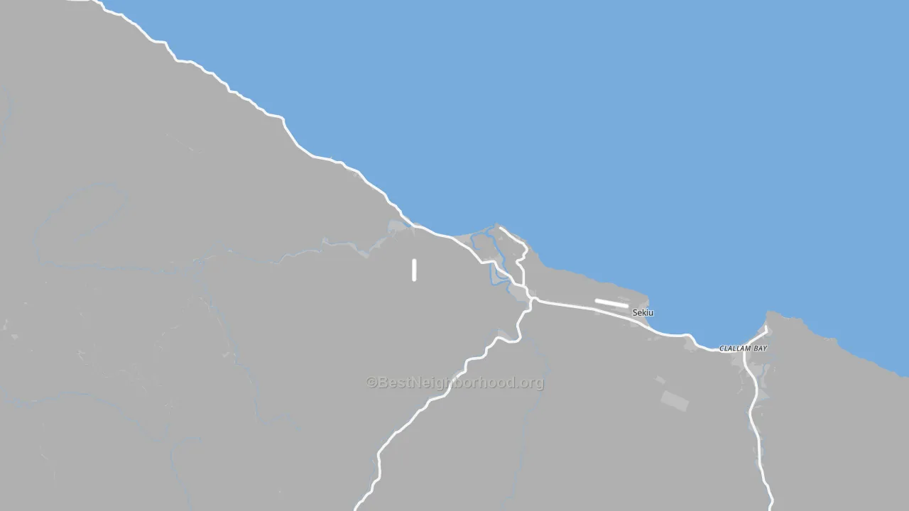 Transit Grade map of 98381, WA