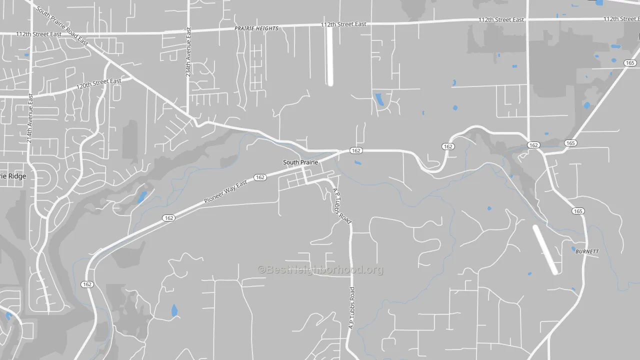 Transit Grade map of 98385, WA