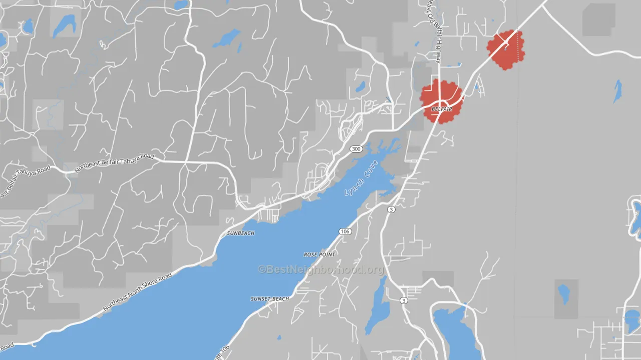 Transit Grade map of 98528, WA