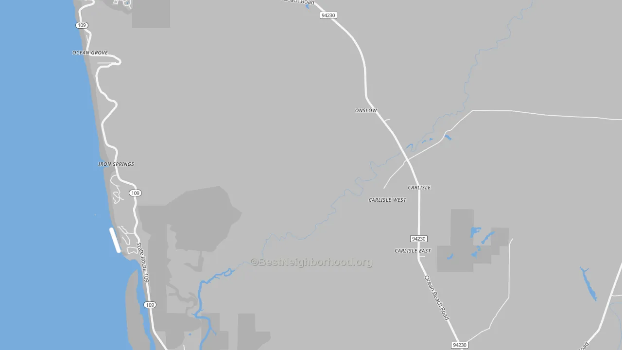 Transit Grade map of 98536, WA