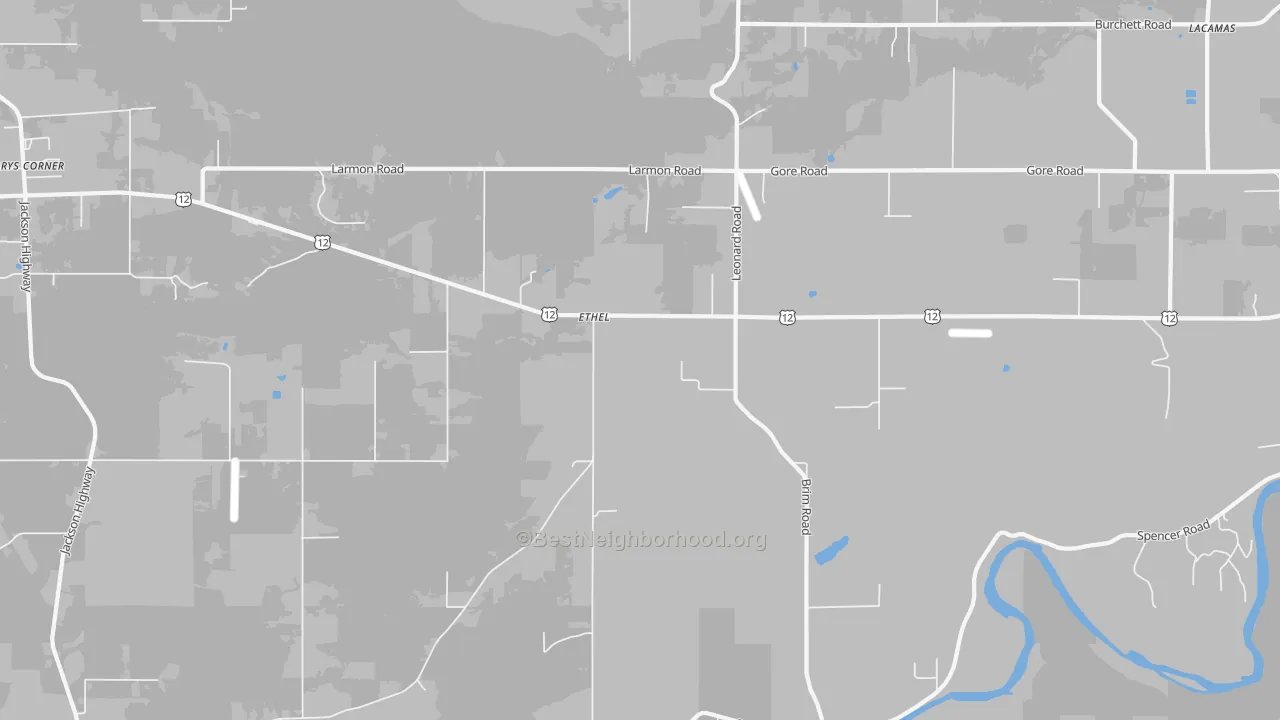 Transit Grade map of 98542, WA