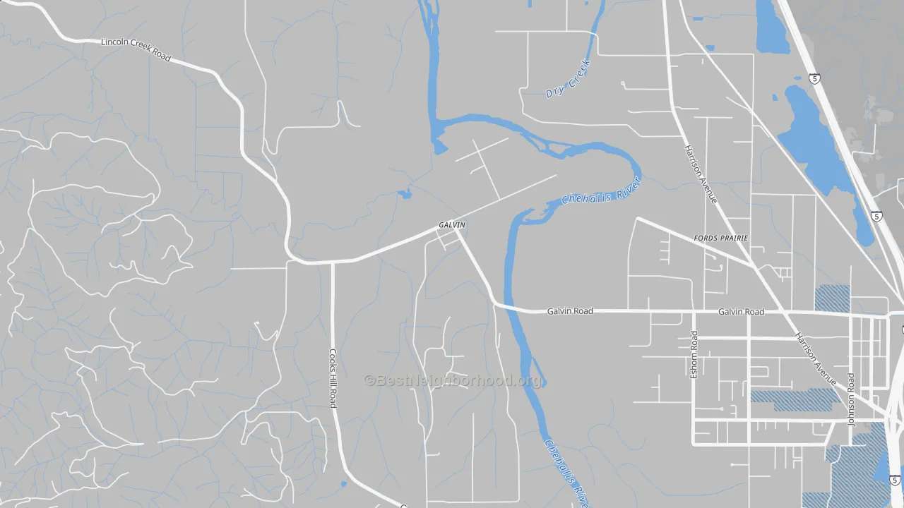 Transit Grade map of 98544, WA