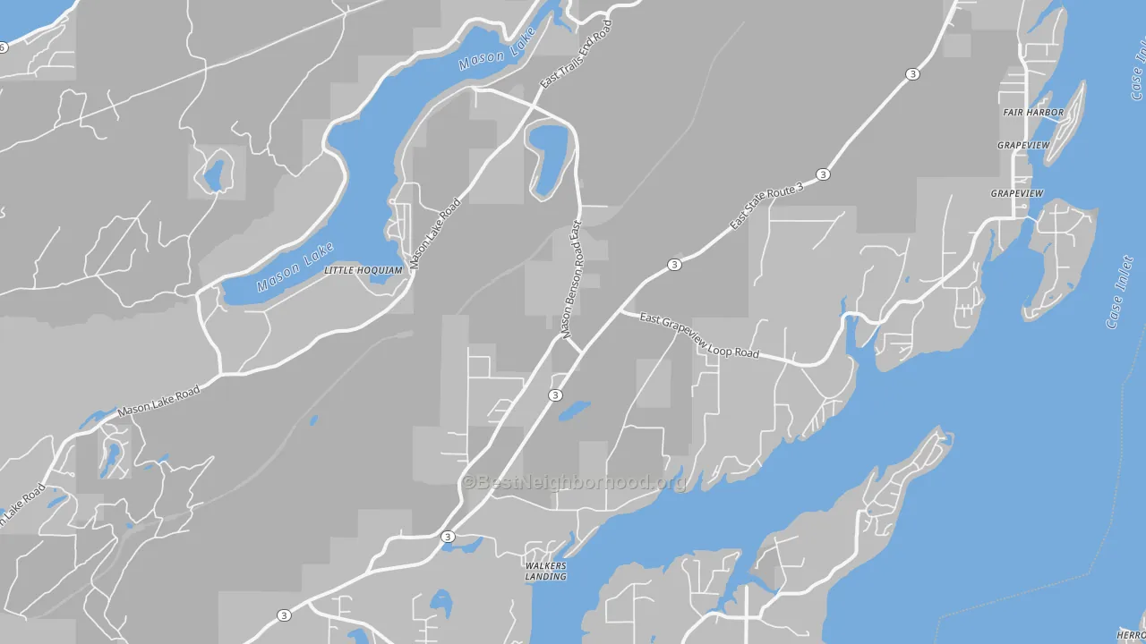 Transit Grade map of 98546, WA