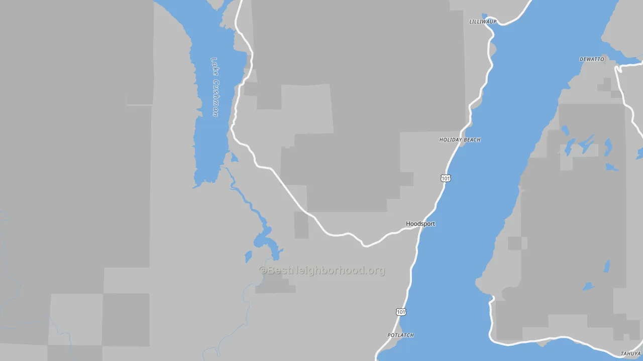 Transit Grade map of 98548, WA