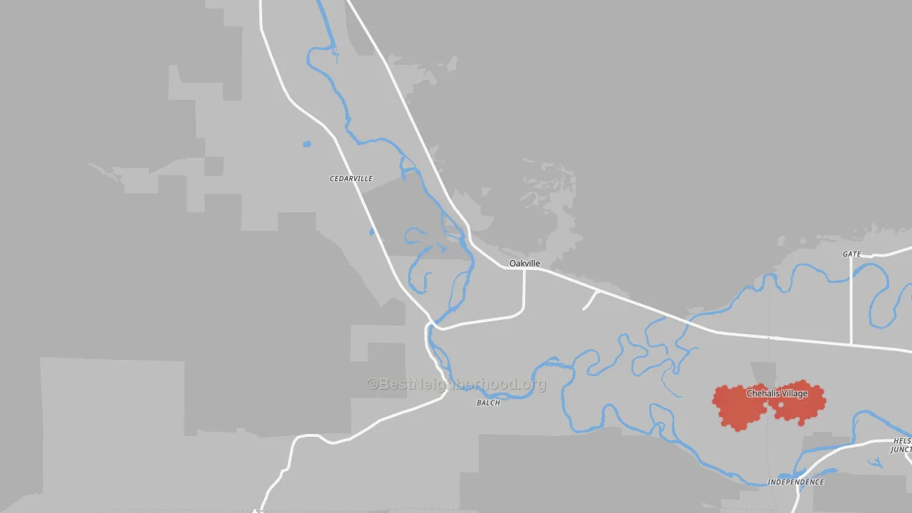 Transit Grade map of 98568, WA