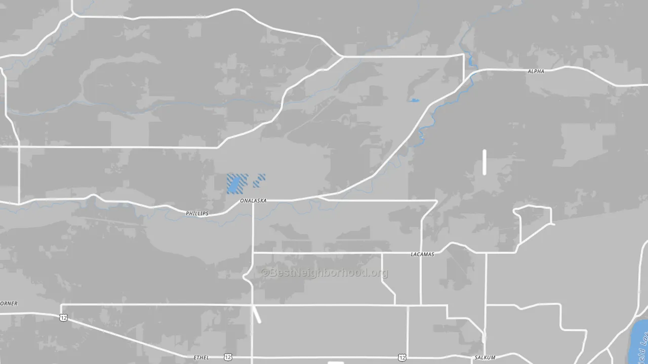 Transit Grade map of 98570, WA