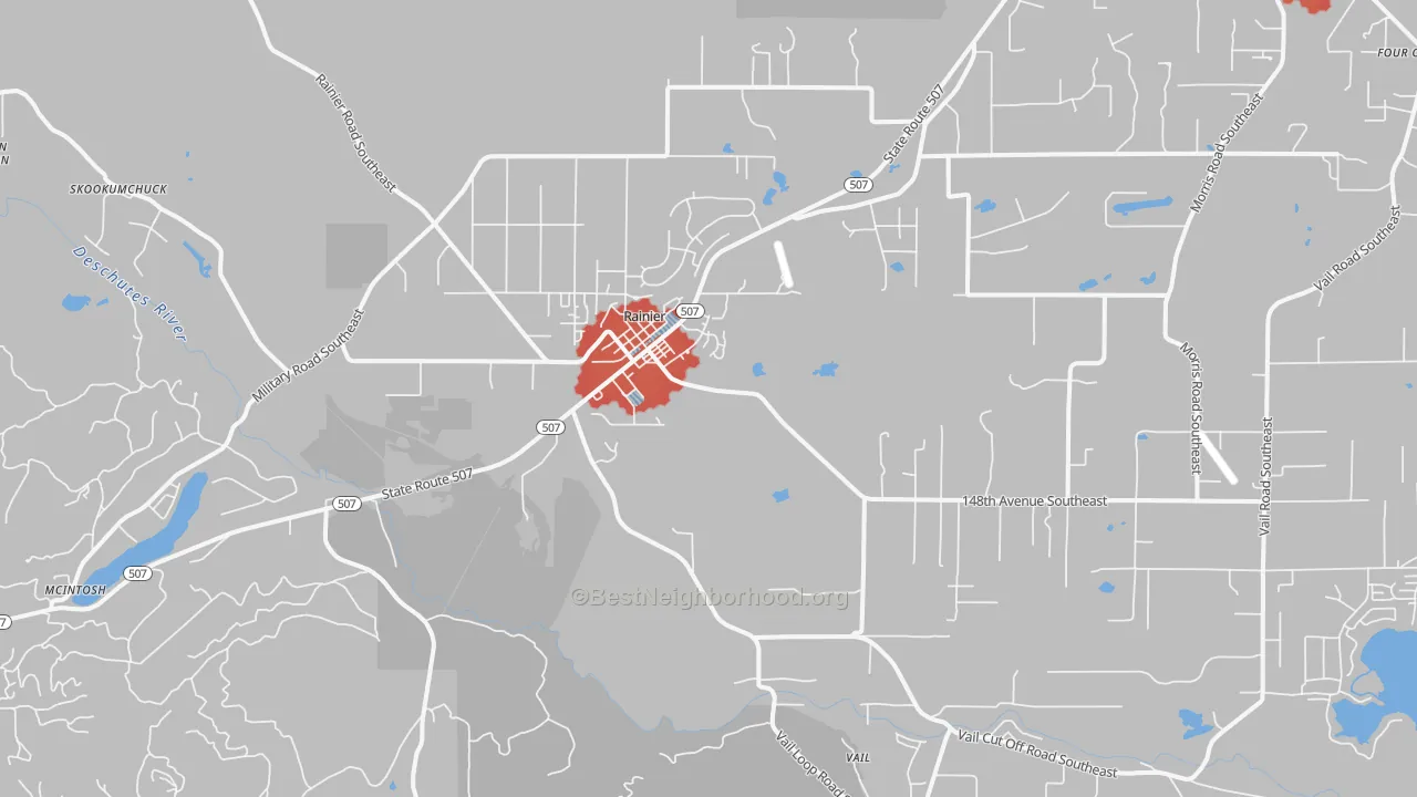 Transit Grade map of 98576, WA
